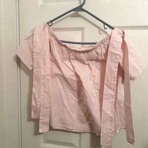 Women’s off the shoulder crop top